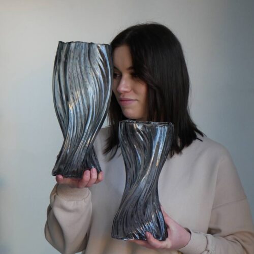 Ваза скляна Giorgia вища