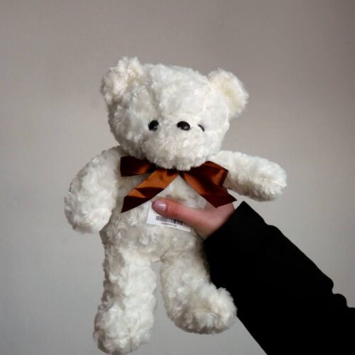 Ведмедик з бантиком 30 см