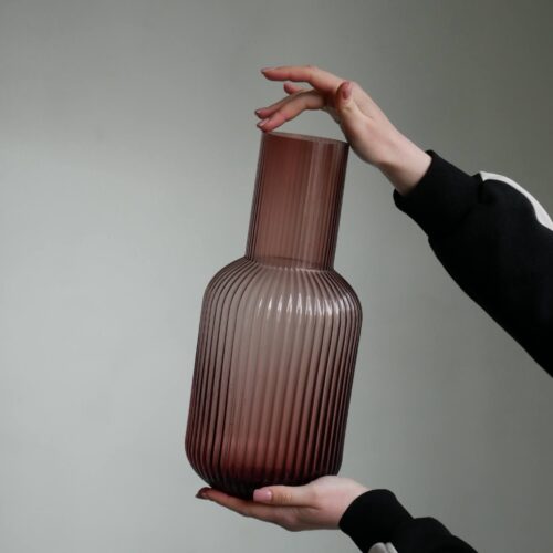 Ваза Bottle коричнева